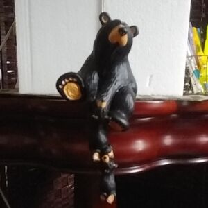 Demdaco Black Bear Figurine Shelf Sitter
